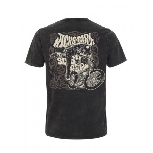 Dragstrip Clothing Kickstart & Sissy Bar Distressed Retro Collection t`shirt